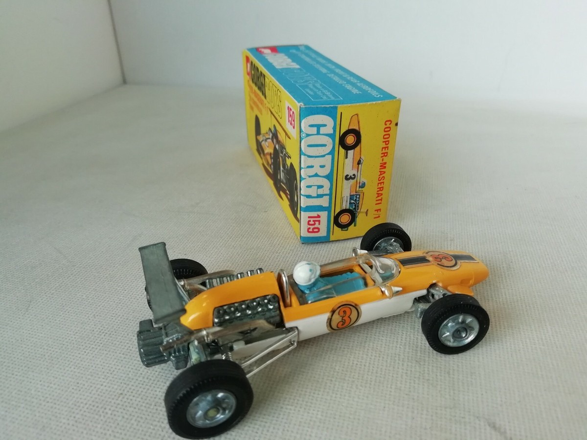 Miniature 1:43 - CORGI TOYS - COOPER MASERATI FORMULA 1 JAUNE BELGIQUE