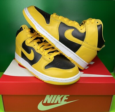 Nike Dunk High Black Varsity Maize Size 8 Men [CZ8149-002] Brand New.