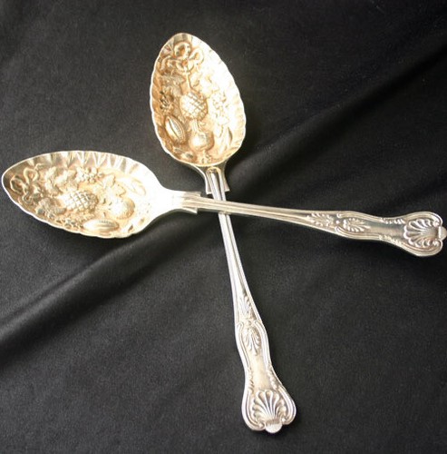 Juego de servir COOPER BROS & Sons Silverplate ENGLISH KING - Imagen 1 de 4