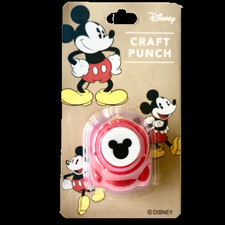 Small Disney Craft Paper Punch of Mickey Mouse Logo
