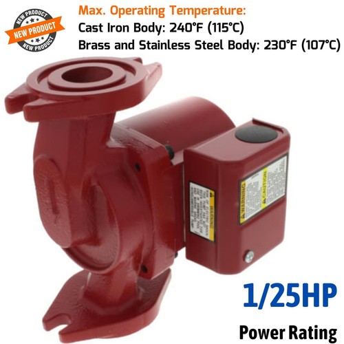 Cast Iron Circulator Pump for Hydronic Hot Water Heating Boiler Solar