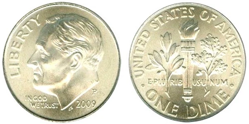 2009 P   ROOSEVELT DIME Very Nice Uncirculated  Coin  VERY LOW MINTAGE