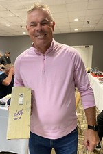 Adam Oates SIGNED Game Used St. Louis Arena Brick-St. Louis Blues JSA Witnessed