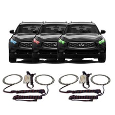 Rgb Multi Color Chs Headlight Halo Kit For Infiniti Fx35 03-08 Rgb Multi Color Chs Headlight Halo Kit For Infiniti Fx35 03-08
