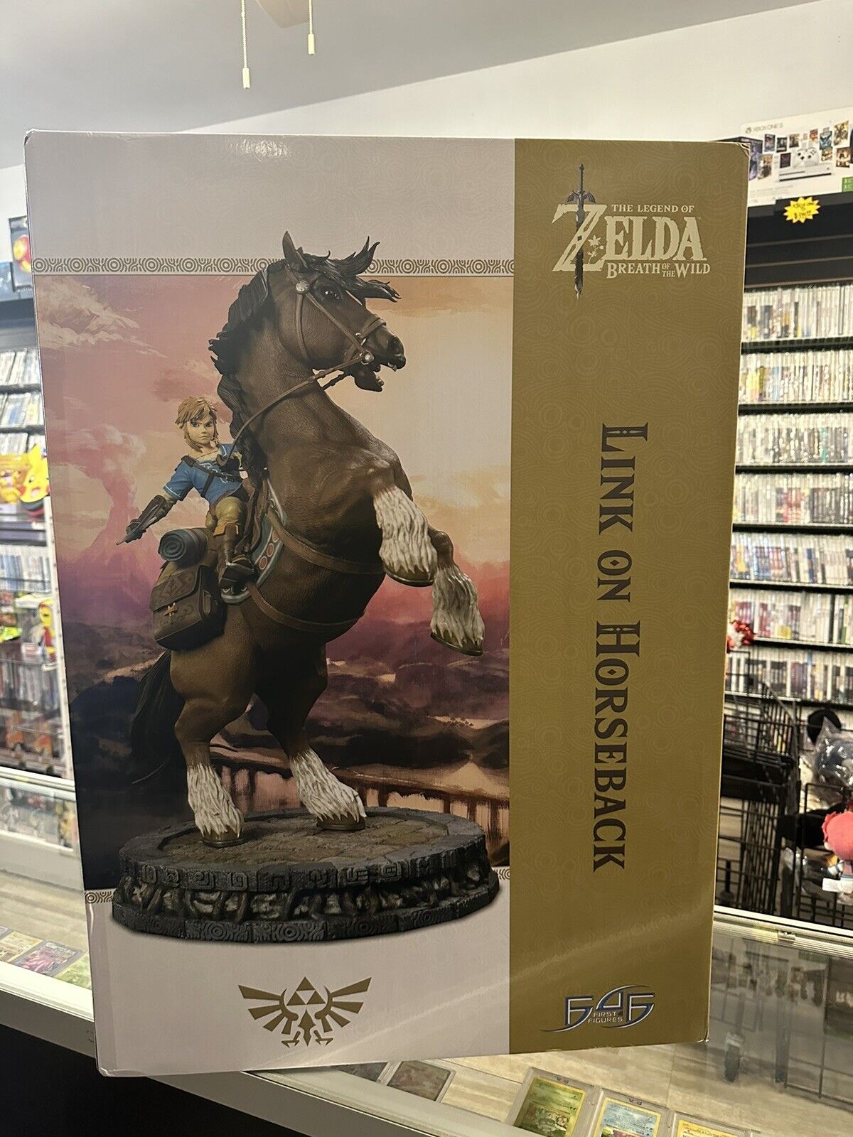 The Legend of Zelda: Breath of the Wild Link on Horseback Statue