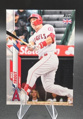 2020 Topps UK Edition - Mike Trout #1 Anaheim Angels Baseball Card 
