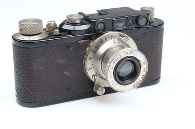 Leica I conversion Umbau Leica II Kamera Elmar 50mm f3.5 lens Leitz 99155