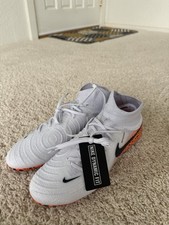 Nike Gripknit Dynamic Fit Football Cleats White Orange US 6.5