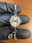 Vintage 1960’s Women’s Timex Watch Wind Up Running With Sterling Charm
