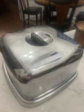 Kromex USA square Cake Plate