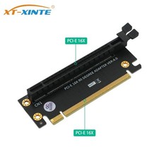 Adapter Riser Card Right Angle PCI-Express 4.0 16x Riser Card PCI-E 4.0 16X 90