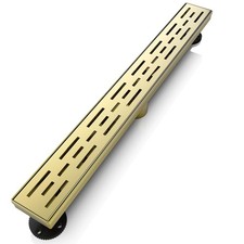 24 Inch Linear Shower Drain Rectangular Floor Drain with Accessories Rainline...