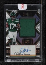 2022 Panini Select White Prizm 19/75 Garrett Wilson #JRS-GW Auto 2yq