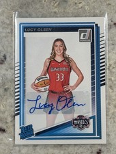 2025 Donruss WNBA #97 Lucy Olsen Rated Rookie Autograph RC Auto FULL NAME