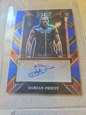 2023 Panini Select  Damian Priest  Auto 02/35 Bundled With Money In Bank Win /99