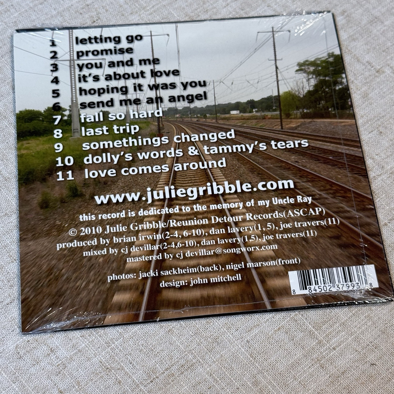 JULIE GRIBBLE - Letting Go - CD 2010 11trks SEALED FAST FREE