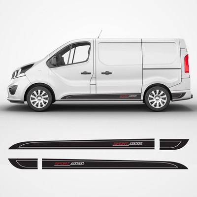 For Renault Trafic 2001 LWB Vinyl Decal Kit Matte or Gloss Van Stickers