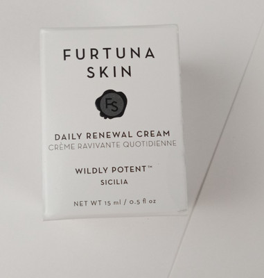Furtuna Wildly Potent Daily Renewal Cream Day Moisturizer 0.5 oz 15ml New In Box