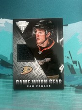2013-14 Panini Titanium #GG-CF Cam Fowler Game Worn Gear