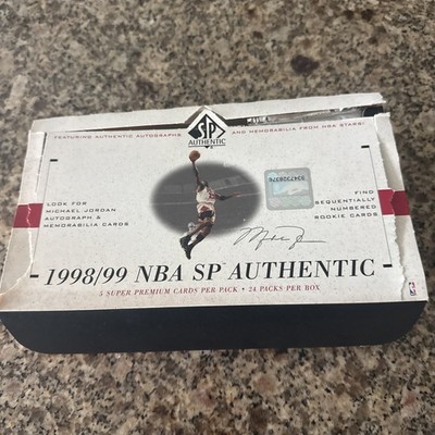 14 1998 SP Authentic Basketball Unopened Packs With Box Possible Jordan Autos
