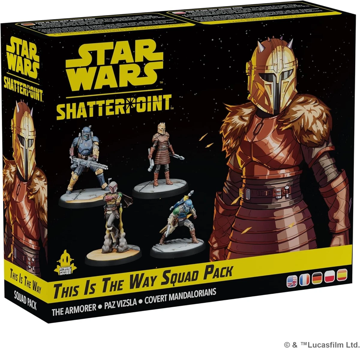Atomic Mass Games : Un nouveau jeu de plateau Star Wars Shatter Point