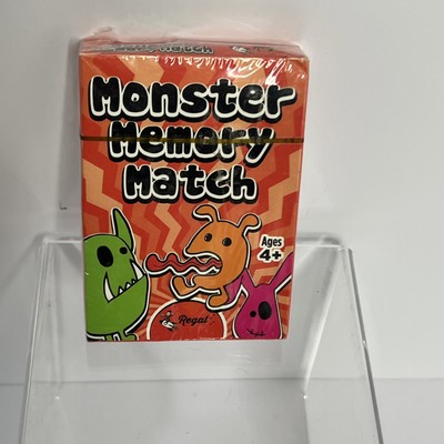 2018 Regal Games Monster Memory Match Kids Card GameNew/Factory Sealed