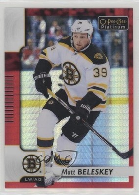 2017-18 O-Pee-Chee Platinum Red Prism 19/199 Matt Beleskey #76 po4