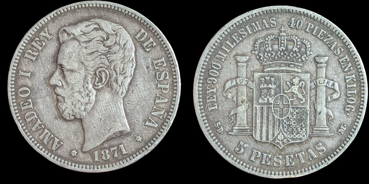 1871 Year Spanish Coins for sale | eBay