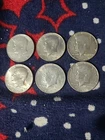 Lot Of ( 6) 1967 40% Silver Kennedy Half Dollars
