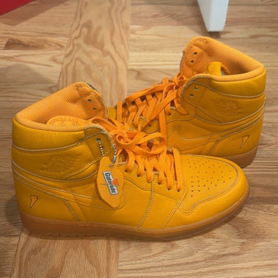 Jordan Air Jordan 1 Retro High OG Gatorade Orange Leather Men s Sneakers