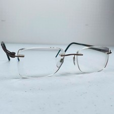 Silhouette Eyeglasses FRAMES 5369 40 6052 Gray Titanium Rimless 17-140