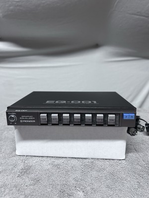 Pioneer EQ 001 Vintage Car graphic equalizer. Component Car Stereo. EQ-001. Plus
