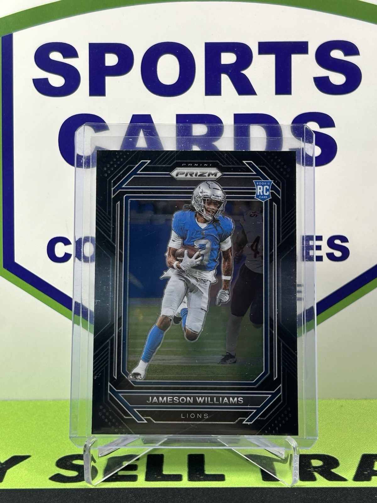 Jameson Williams 2022 Panini Chronicles Prizm Black Football RC LIONS