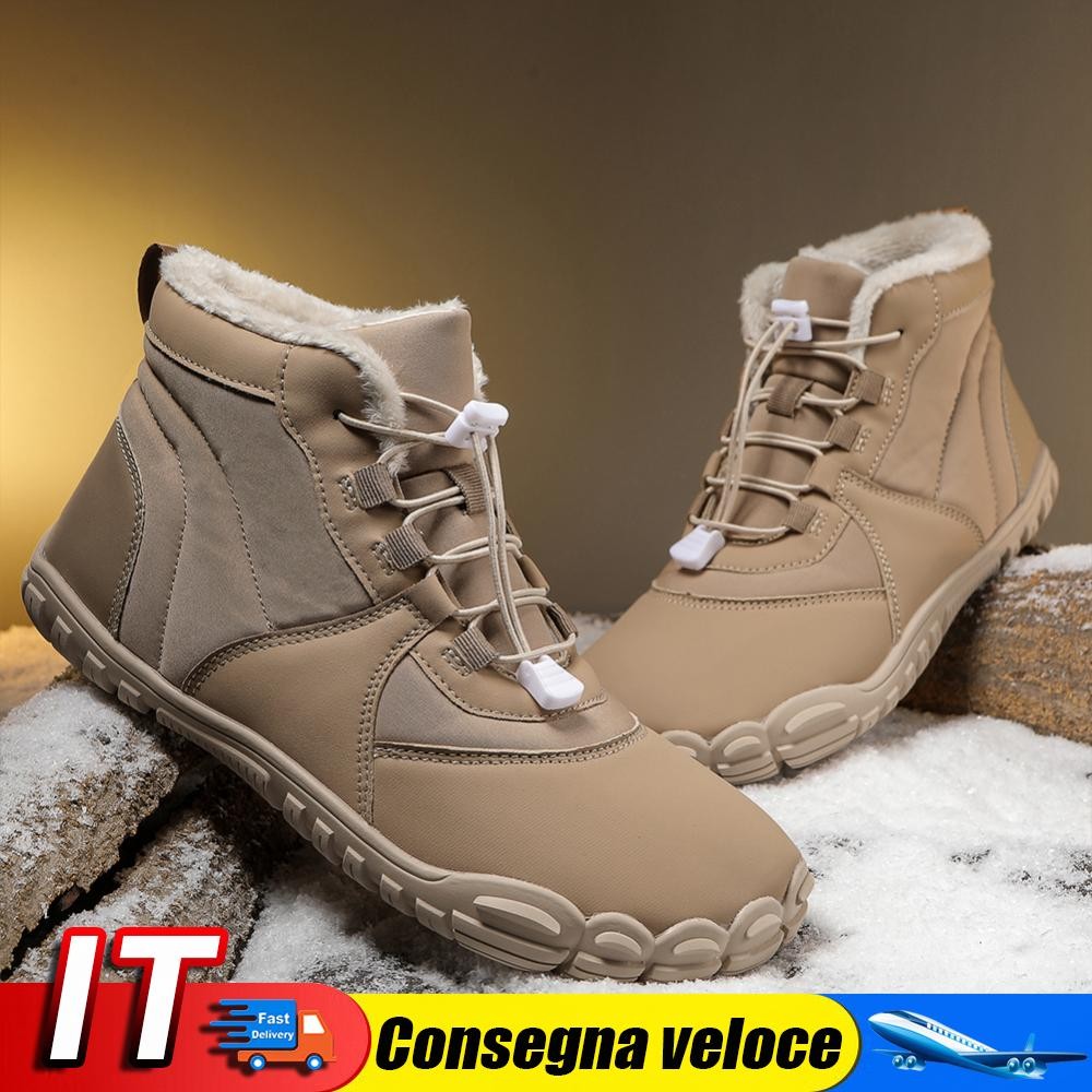 KEEN Scarponi da neve invernali Scarpe da trekking leggere a piedi nudi per uomo donn