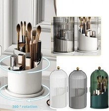 Concealed Toothbrush Holder For Makeup Brushes With Rotating Design And Sliding