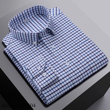 Mens Dress Oxford Shirts Formal Business Long Sleeves Cotton Casual Shirts Tops