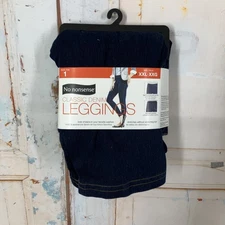 No Non-Sense Classic Demin Legging Jeans Faux Front Pocket, Real Back Pocket XXL