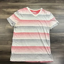 Urban Pipeline Shirt Mens Small Striped V-neck