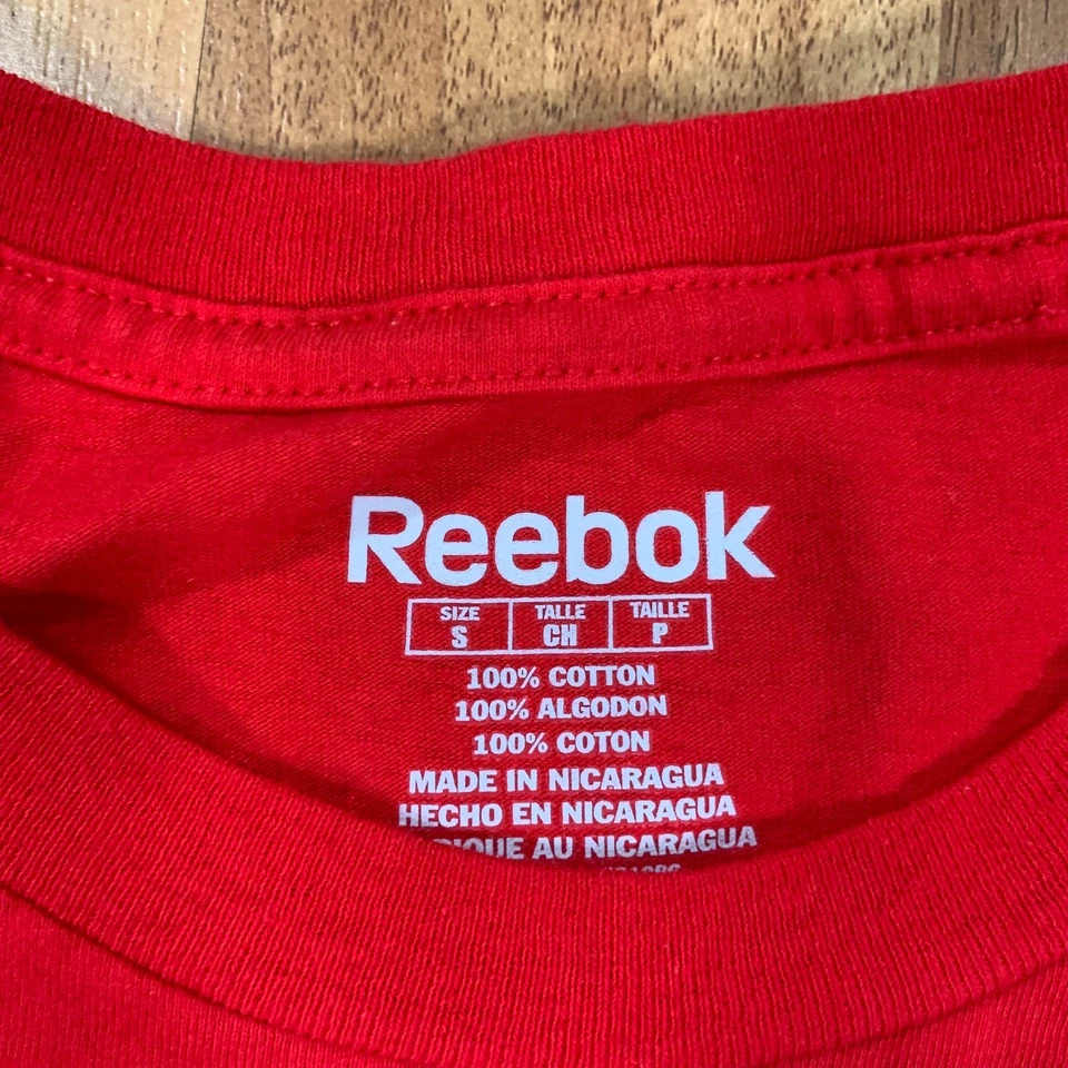 Reebok Florida Panthers Hombre Pequeño Rojo Luongo #1 Hockey Foto 4 de 4