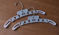 Set of 2 ANTIQUE Humpty Dumpty  Mother Goose Baby/Toddler Clothes Hangers