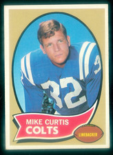1970 TOPPS #201 MIKE CURTIS NRMT