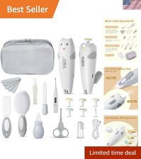 Portable 26 in 1 Baby Care Kit with Auto Light Nail Trimmer for Safe Grooming