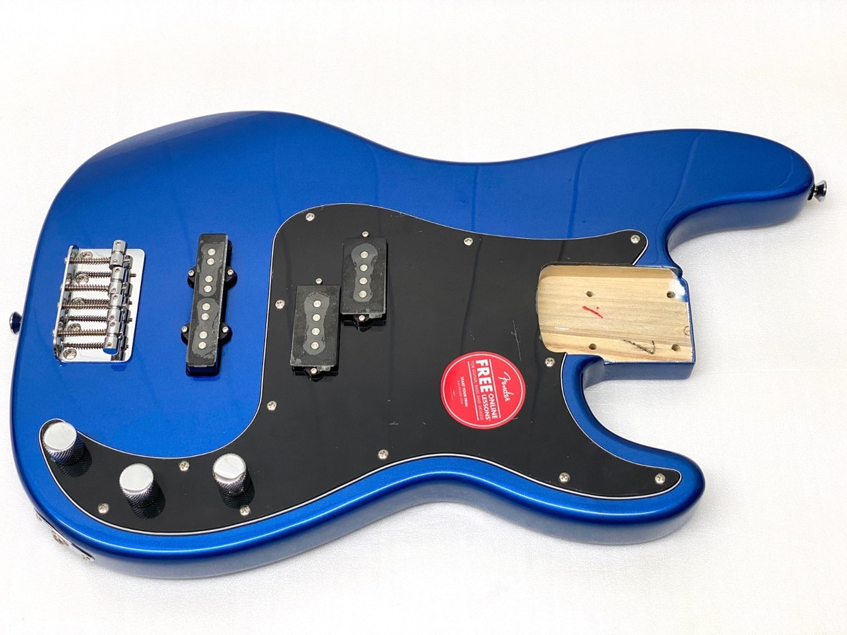 Fender Squier PJ プレシジョンベース Genuine! Fender Squier FULLY LOADED PJ BASS Body Lake Placid Blue