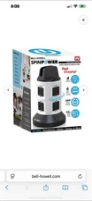 Bell + Howell 360 Degree Spin Power Pro Tower with 4 Power Outlets + 6 USB Ports