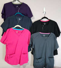 Lot of 10 5 sets Med Corture Touch Large Petite Wmns Scrub Sets Excellent