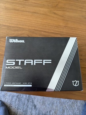 1 dz BRAND NEW 2026 Wilson Staff Model golf balls 4 piece white Urethane