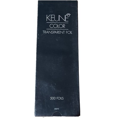 KEUNE COLOR TRANSPARENT FOIL 50075 RARE DISCONTINUED! DAMAGED BOXS NEW FOILS