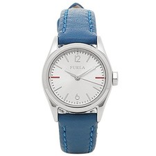 Furla EVA 25mm Women's Watch, Silver/Blue, R4251101506 [Parallel Import]