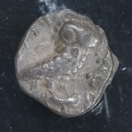 Sabaean AR 1/8th Unit Arabia Felix Silver OWL Coin 3rd-2nd Century BC NGC F
