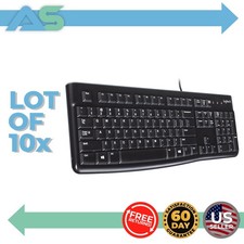 Lot of 10 Logitech K120 QWERTY Full-size Wired Keyboard QWERTY  P/N 920-002478